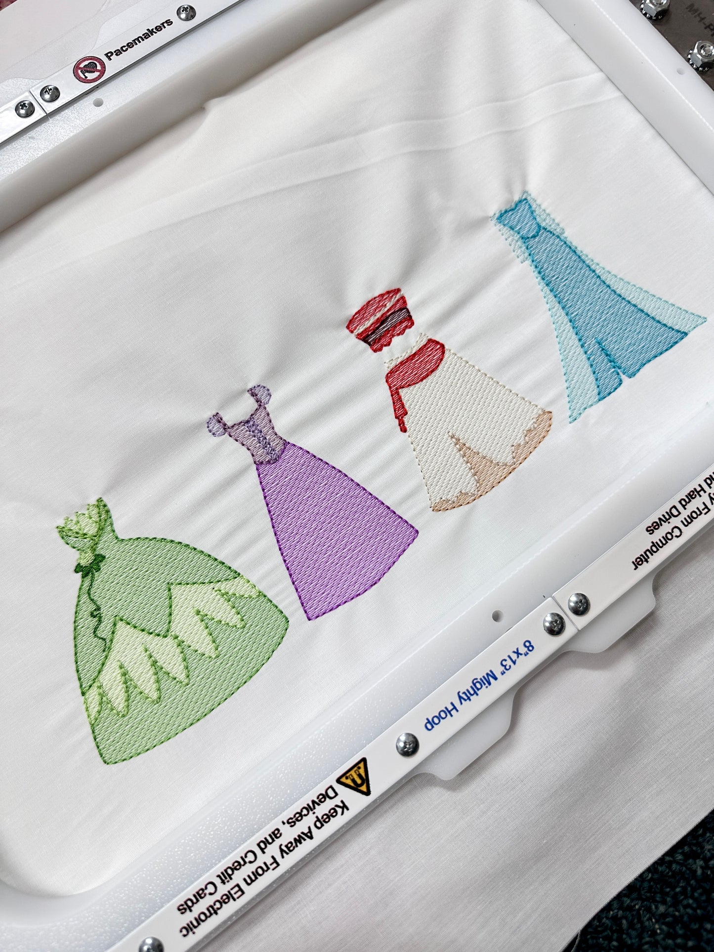 New Princess Bundle Sketch Stitch Machine Embroidery Design