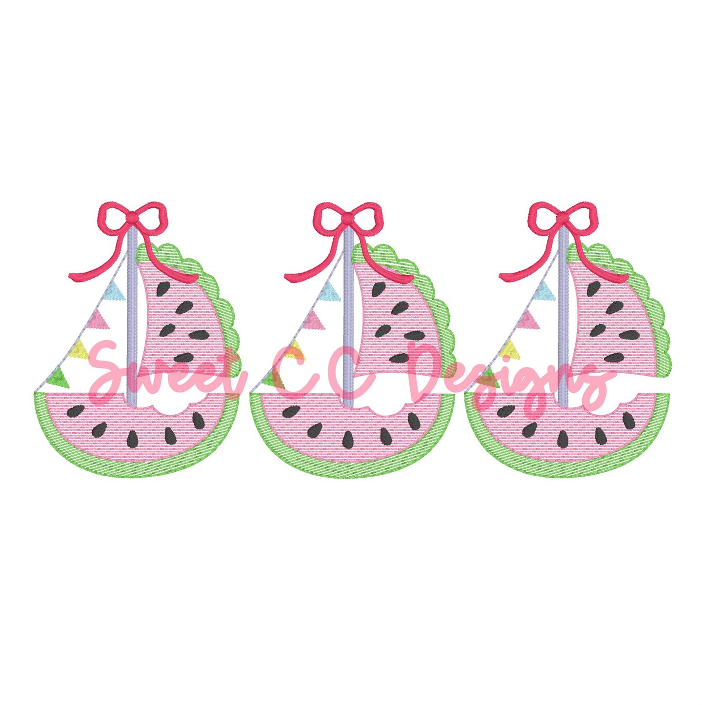 Fruit Sailboat Sketch Trio Bundle