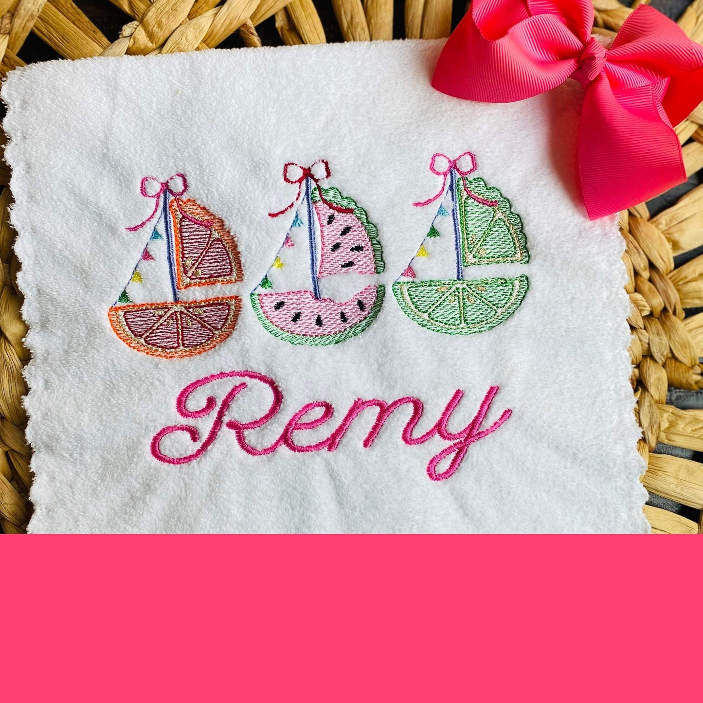 Fruit Scallop Sailboat Sketch Trio