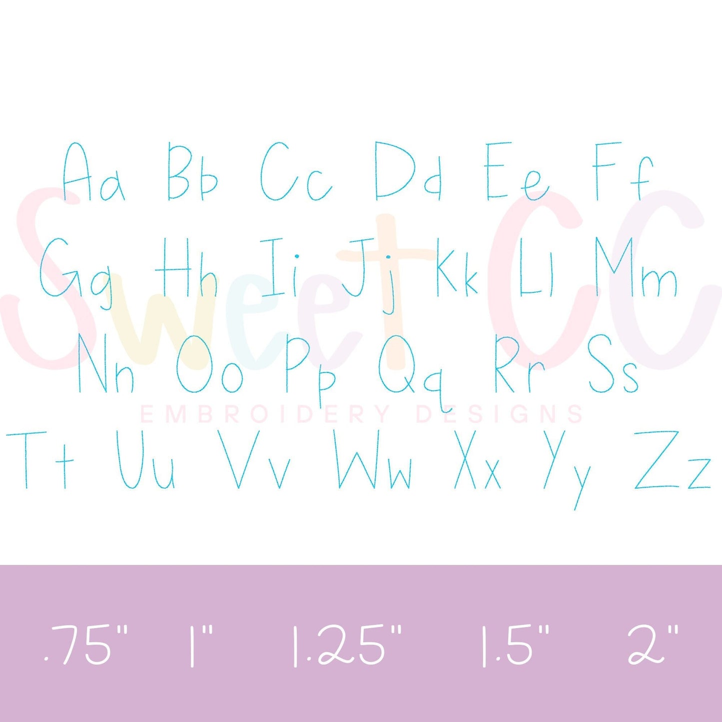 Carter Bean Stitch Font