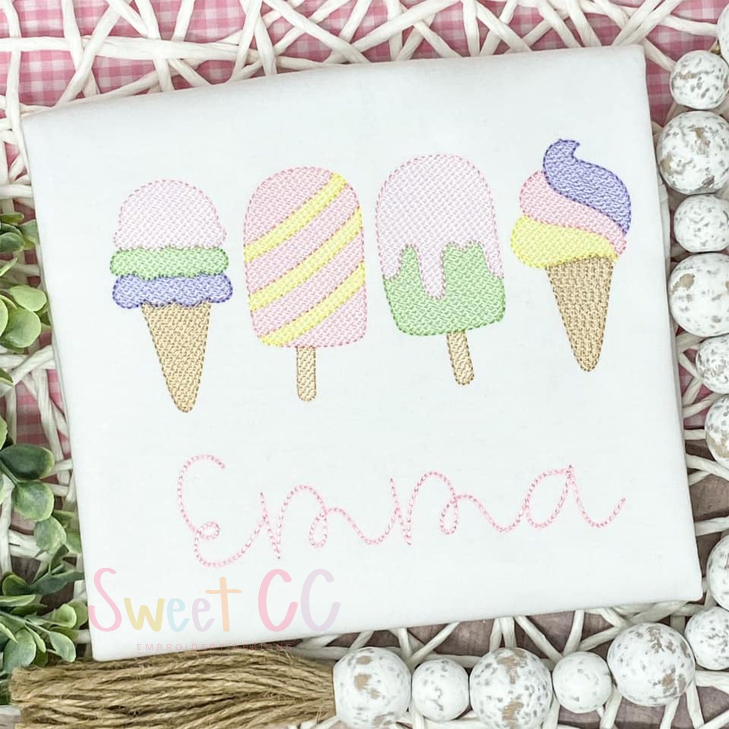 Ice Cream Set Sketch