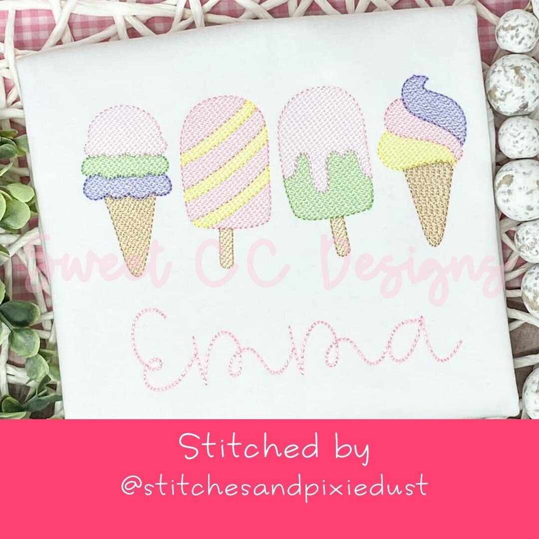 Ice Cream Set Sketch