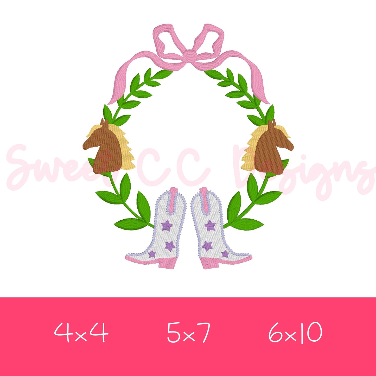 Cowgirl Monogram Frame