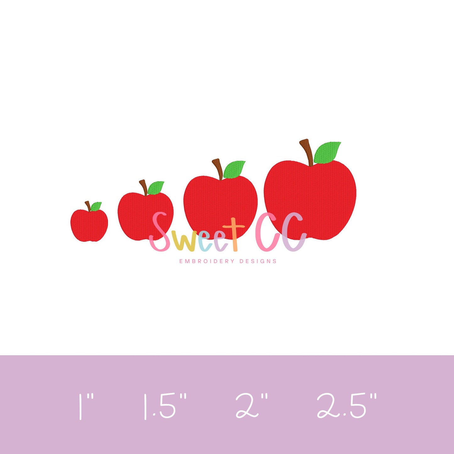 Apple Mini Fill Stitch