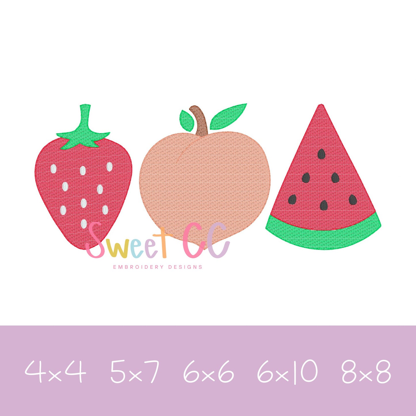 Summer Fruit Sketch Trio