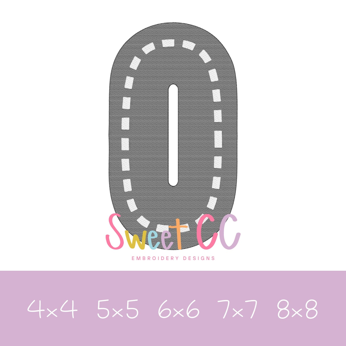 Race Track Numbers 0-9 Bundle Sketch Stitch Embroidery Design 4x4, 5x5, 6x6, 7x7, 8x8 cars racing go cart 1, 2, 3, 4, 5, 6, 7, 8, 9