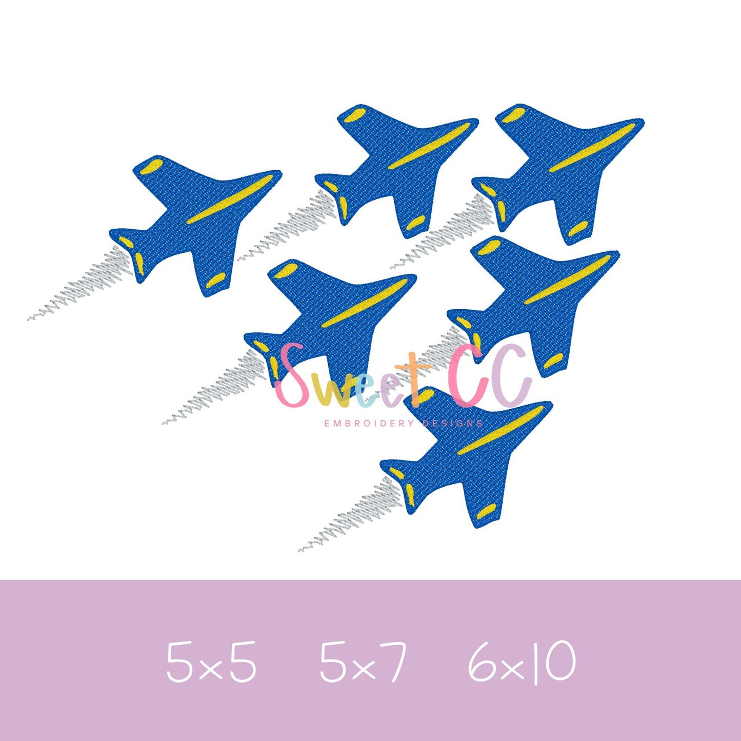Blue Angels 6 Plane Formation