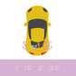 Race Cars Mini Fill Stitch Embroidery Design 1", 1.5", 2", 2.5" cars racing go cart, Grand Prix