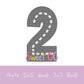 Race Track Number 2 Sketch Stitch Embroidery Design 4x4, 5x5, 6x6, 7x7, 8x8 cars racing go cart